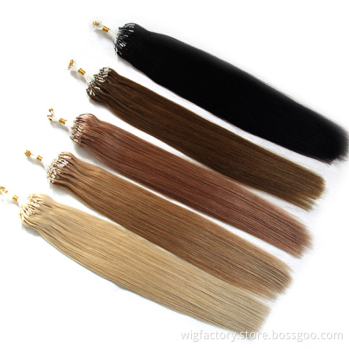Kinky curly micro loop ring hair extensions human,remy human hair extension micro ring for black women raw indian hair